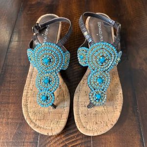 Donald J Pliner Wedge Sandals - Size 7